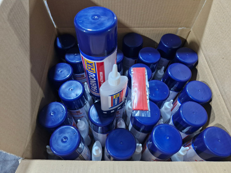 کارتن چسب 123 فرنوفیکس، بطری 100 گرمی 24 تایی FARNOUFIX